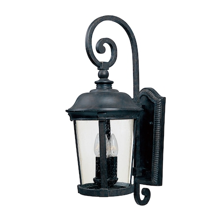 Maxim Lighting Dover DC 3-Light 10" Wide Bronze Outdoor Wall Sconce 3024CDBZ
